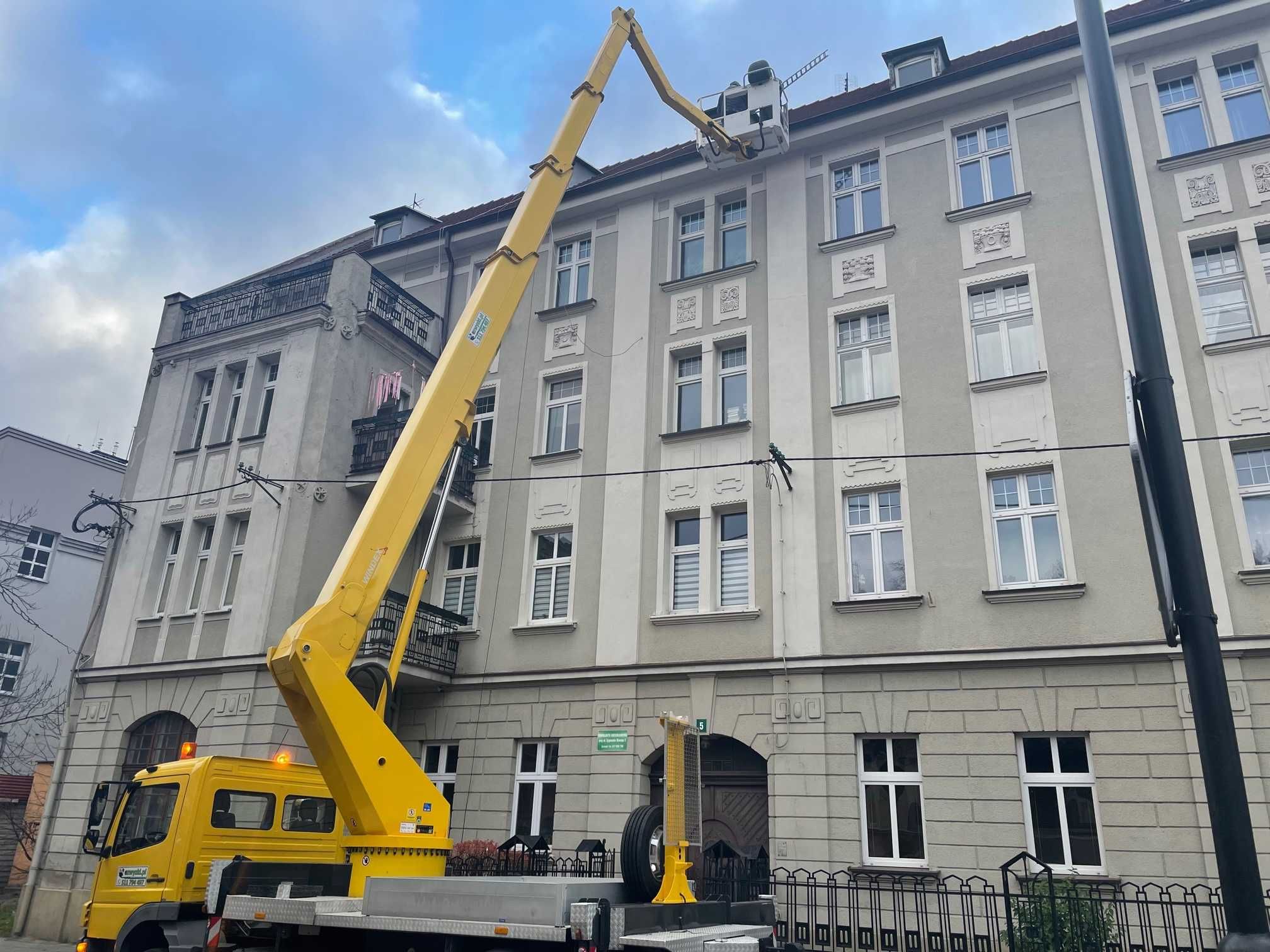 Zwyżka Bytom Podnośnik koszowy wynajem Zwyżki z operatorem lub bez