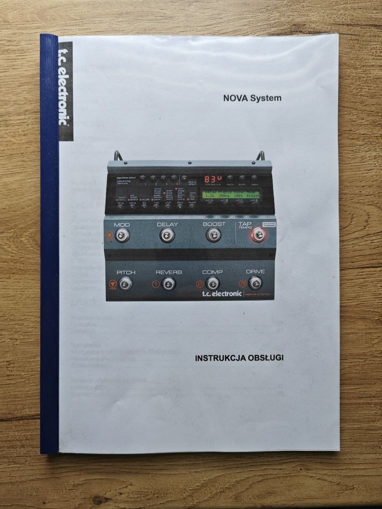 Analogowy procesor gitarowy T.C.Electronic Nova System