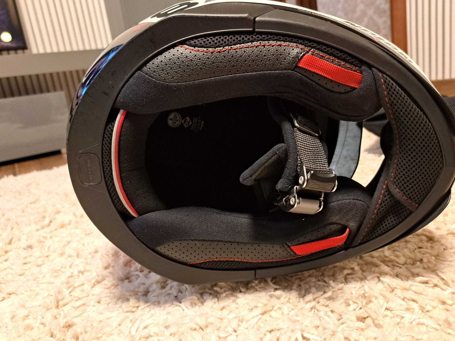 Шлем Nolan N87 триколор