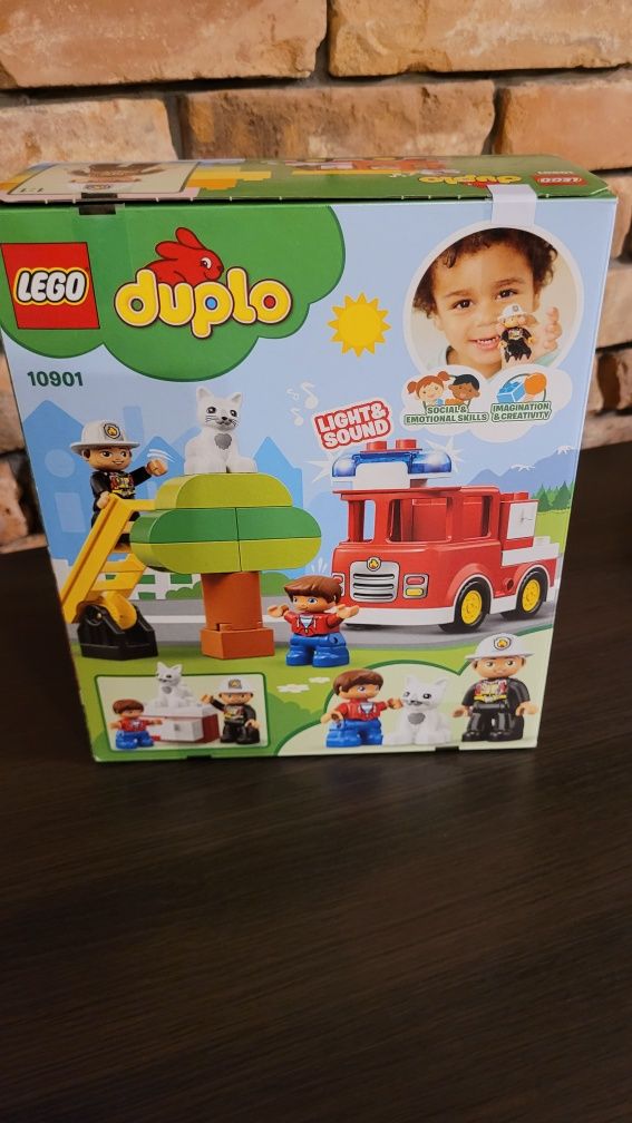 Lego Duplo 10901 klocki Wóz strażacki z syreną