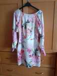 Vestido branco floral  ( Guess ) C/ Novo