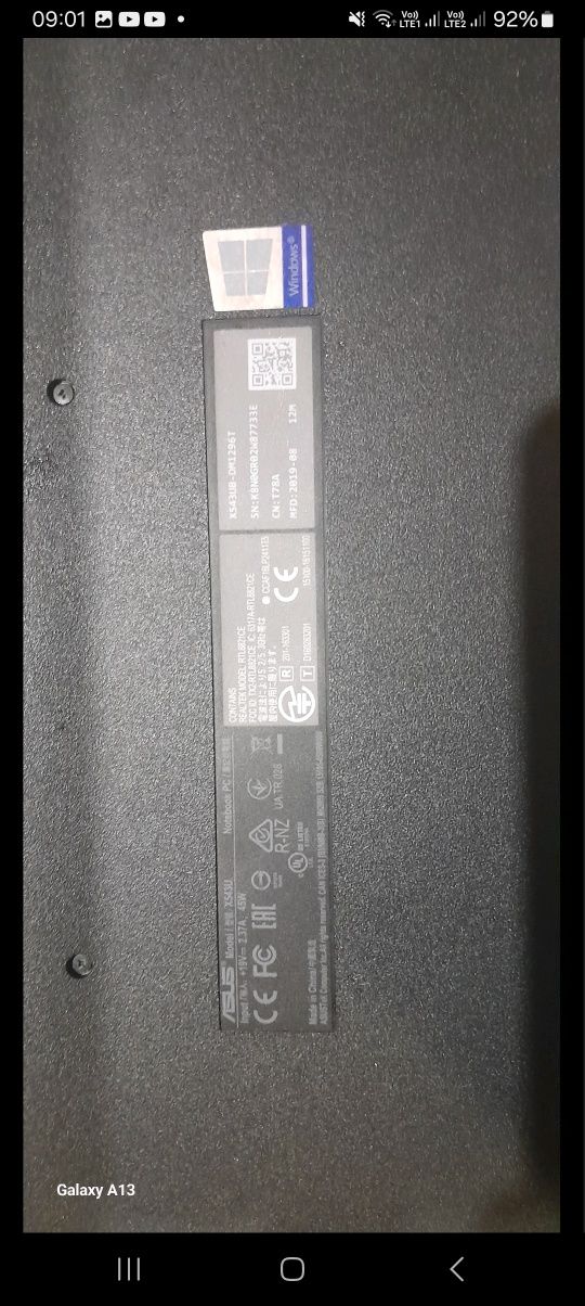 Ноутбук ігровий Asus 4 ядра