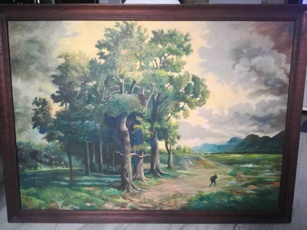 Obraz olejny ręcznie malowany na płótnie 103 x77 cm