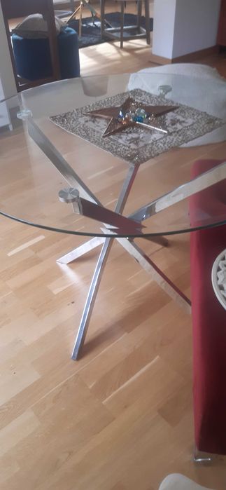 Stół szklany Glamour 100cm