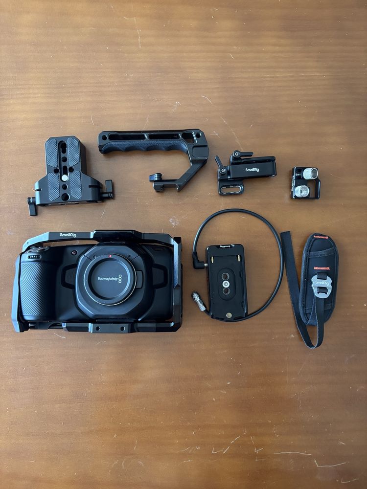 Blackmagic Pocket Cinema Camera 4K + acessórios