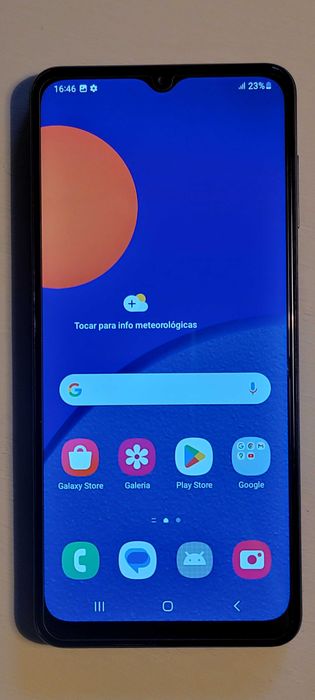 Samsung Galaxy M12 128GB/4GB Azul com capa e pelicula COMO NOVO