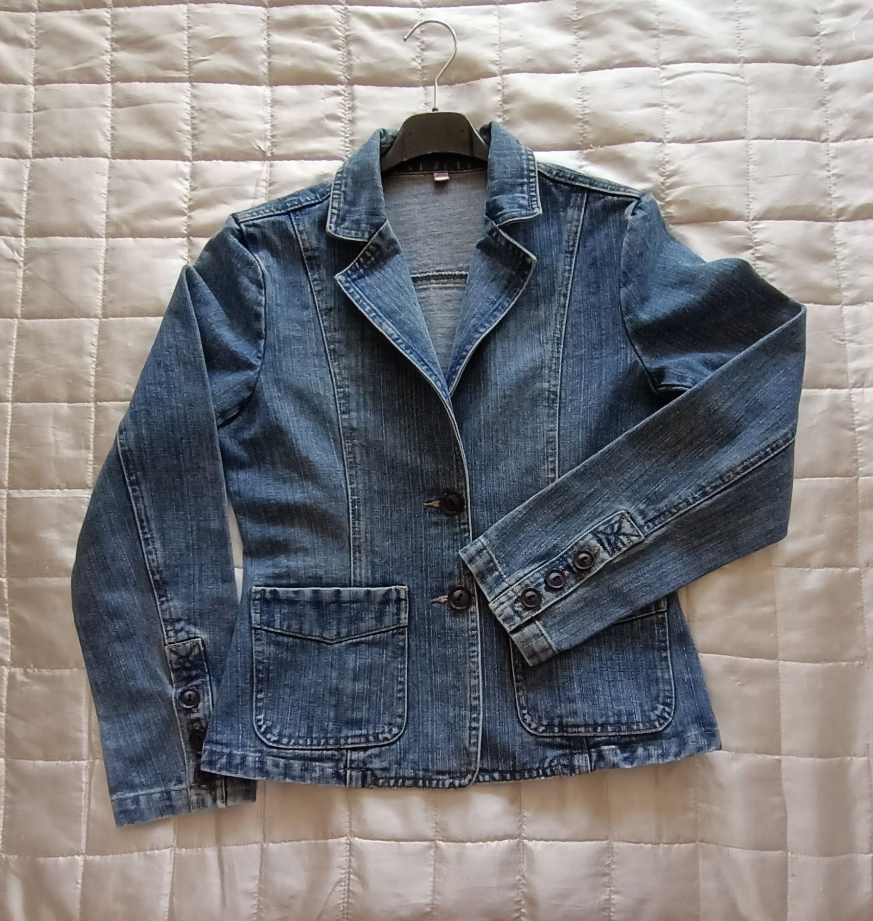 Żakiet, marynarka, kurtka jeans, S/M