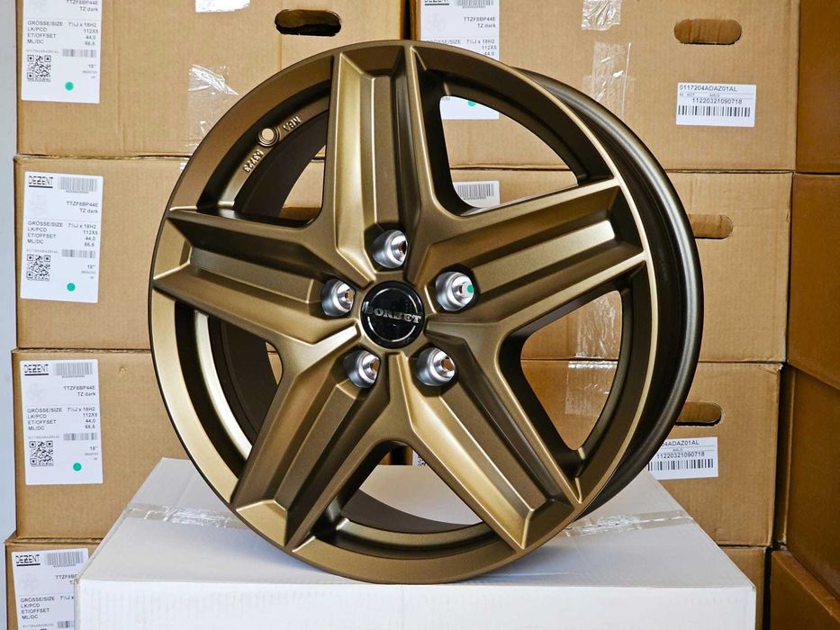 Alufelgi 5x120 18 ET43 65,1 VW T7 T6 T5 BUS Multivan Carave WZMOCNIONE