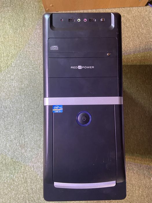 Корпус red4power + блок живлення lc power lc6450gp2