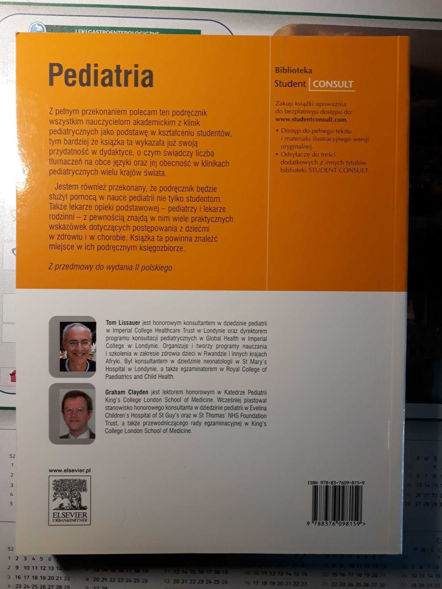 Pediatria Tom Lissauer Graham Clayden