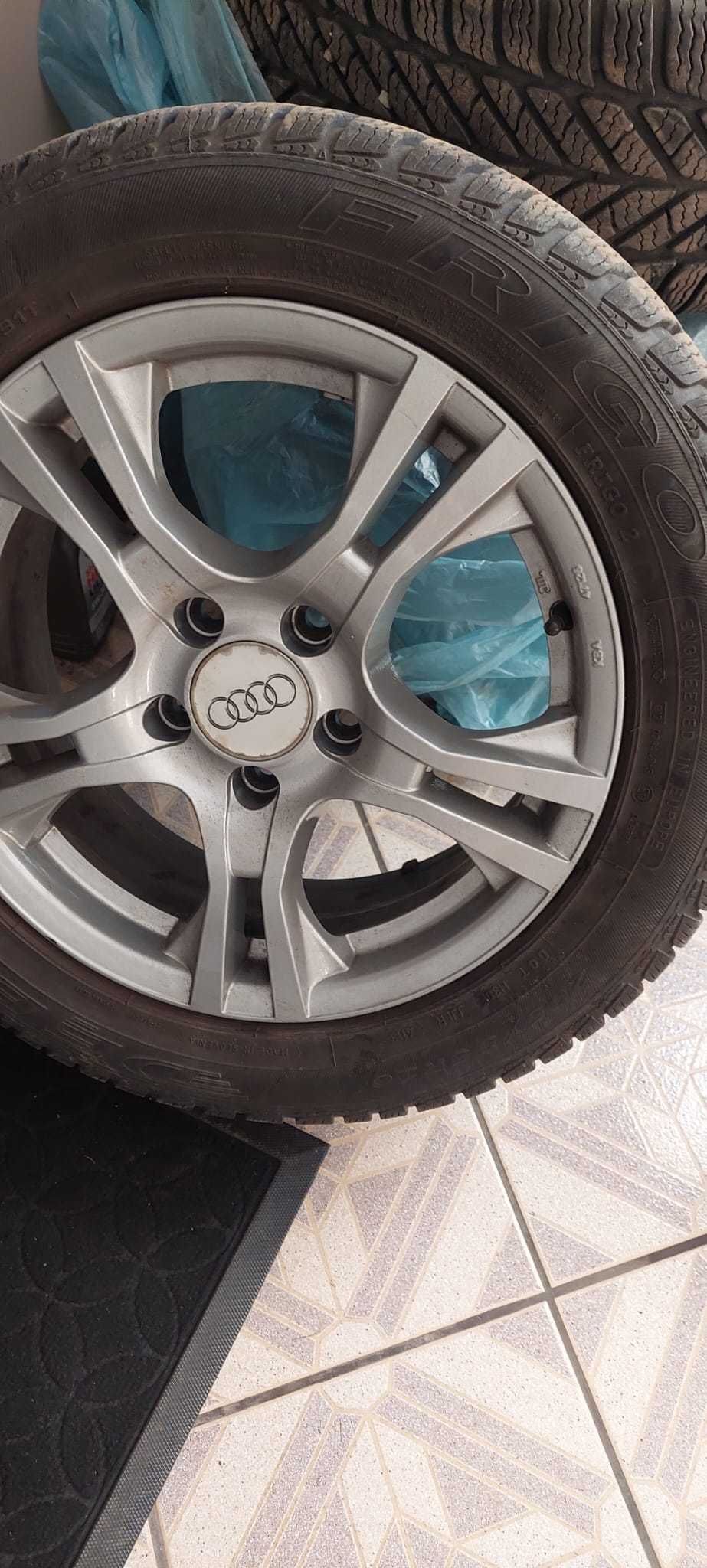Alufelgi 16" 205/55 felgi aluminiowe + opony zimowe Audi a3