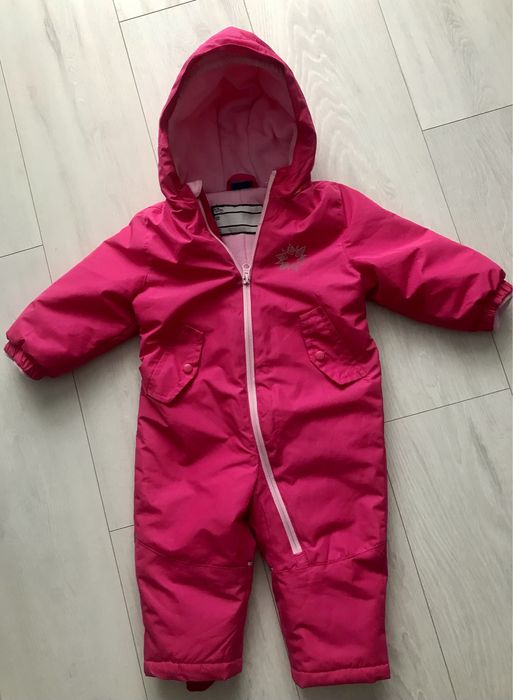 Kombinezon zimowy rożowy Lupilu 80 ciepły jak nowy