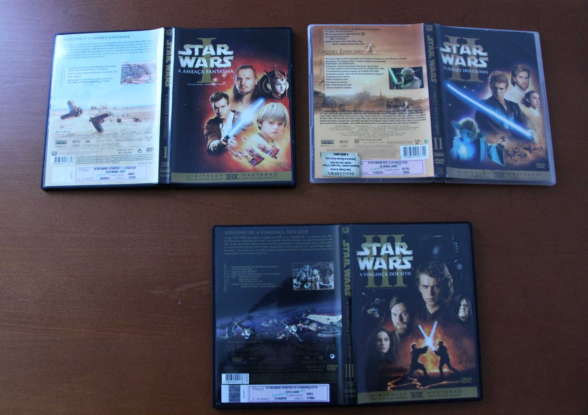 Star Wars I, II, II (1, 2, 3) DVD