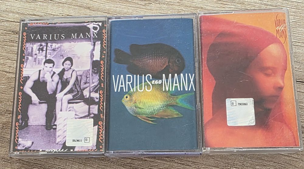 Varius Manx zestaw 3 kaset magnetofonowych. Emu,Ego,Elf. Okazja