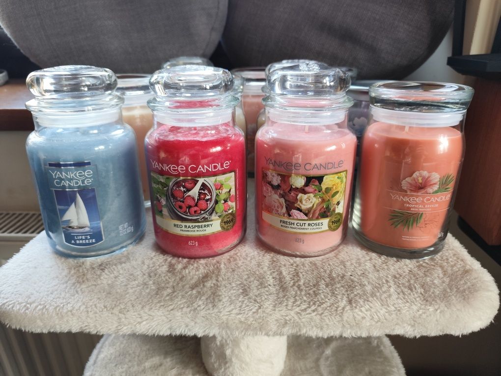 Yankee Candle największe ponad 30 zapachów 623g/567g