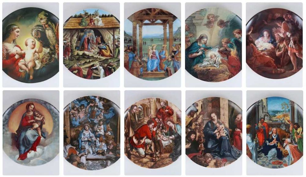 Pratos de Natal Vista Alegre, CADA