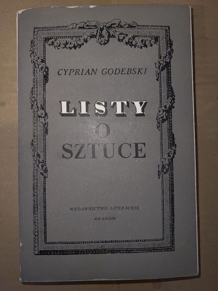 Listy o sztuce cyprian godebski wydawnictwo literackie