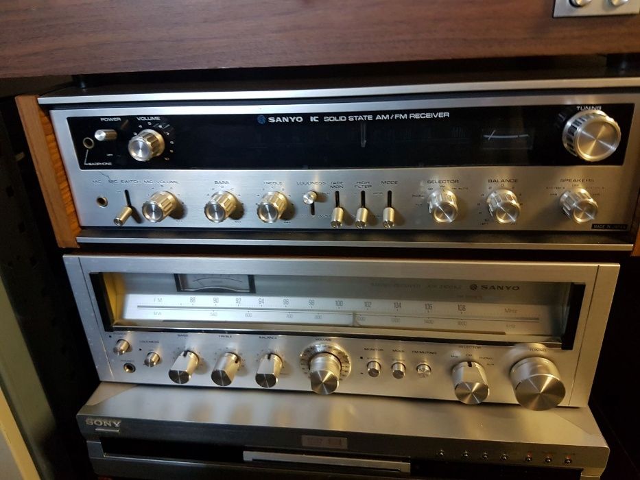 Receivers Vintage Rotel,Technics,Sanyo,Electown,Kenwood.Akai