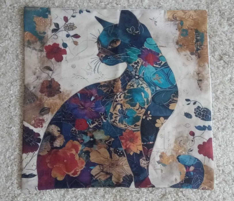 Nowa poszewka dekoracyjna Memnun, 45x45 cm, Kolorowy Kot.
