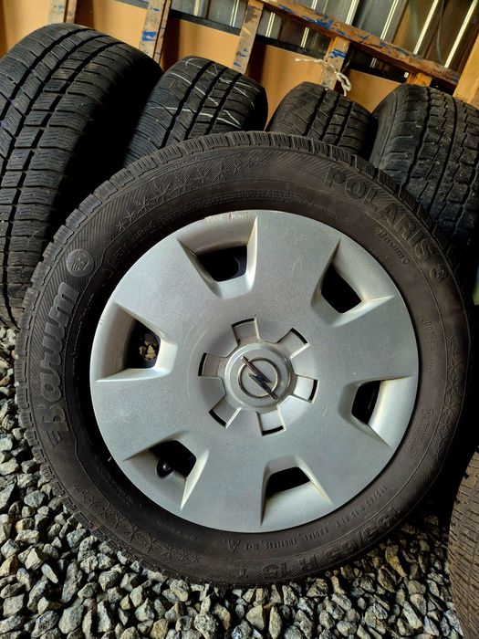 Koła zimowe z kołpakami ! 5x110 Opel Meriva B Astra H Vectra C