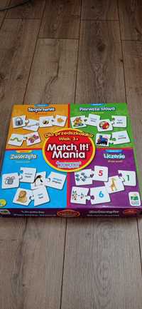 Match It Mania puzzle edukacyjne, liczenie, pierwsze słowa, zwierzęta