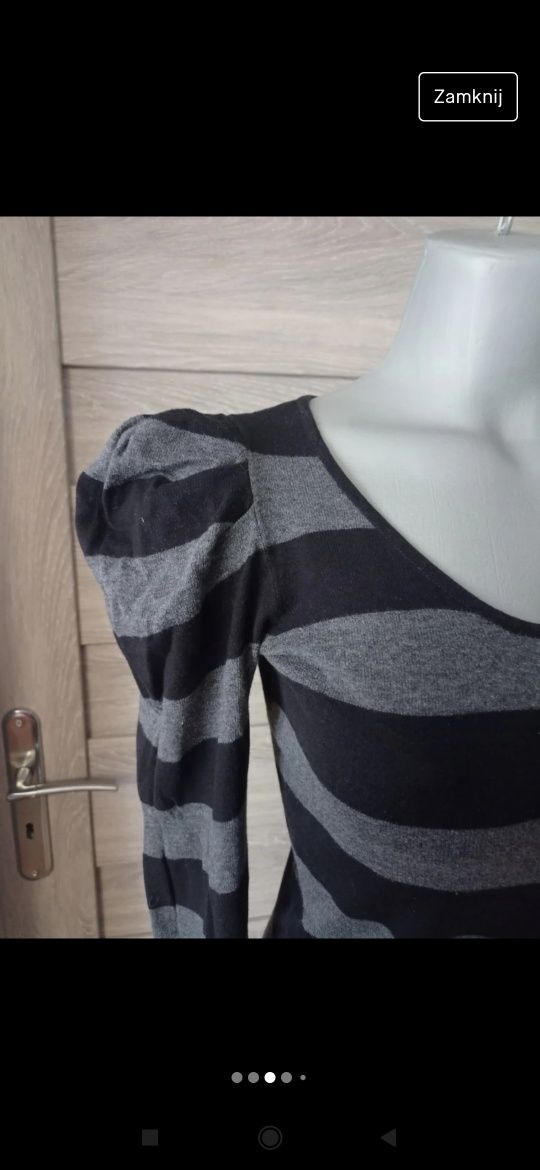Sweter w paski Cropp