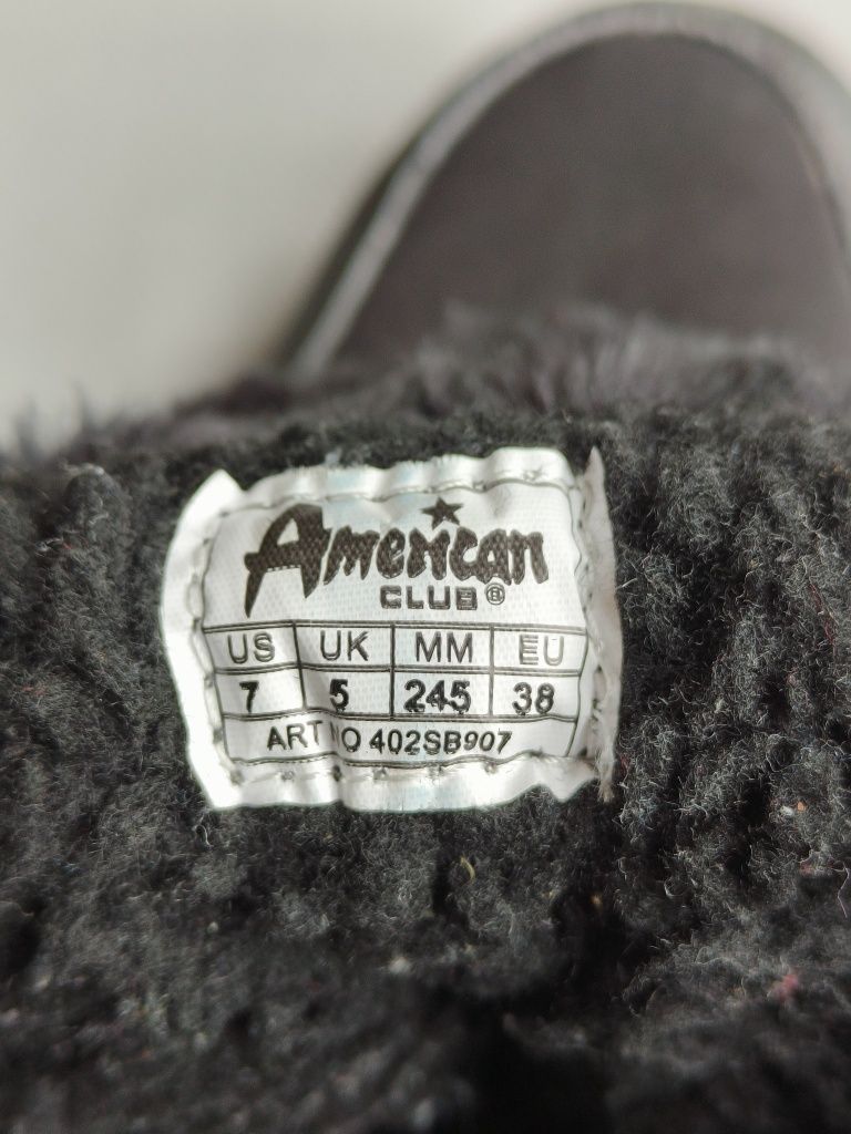 American Club śniegowce Softshell rozmiar 38 wkładka 24,5cm TripleTex
