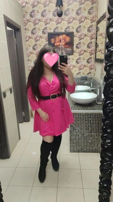 Рожева сукня піджак