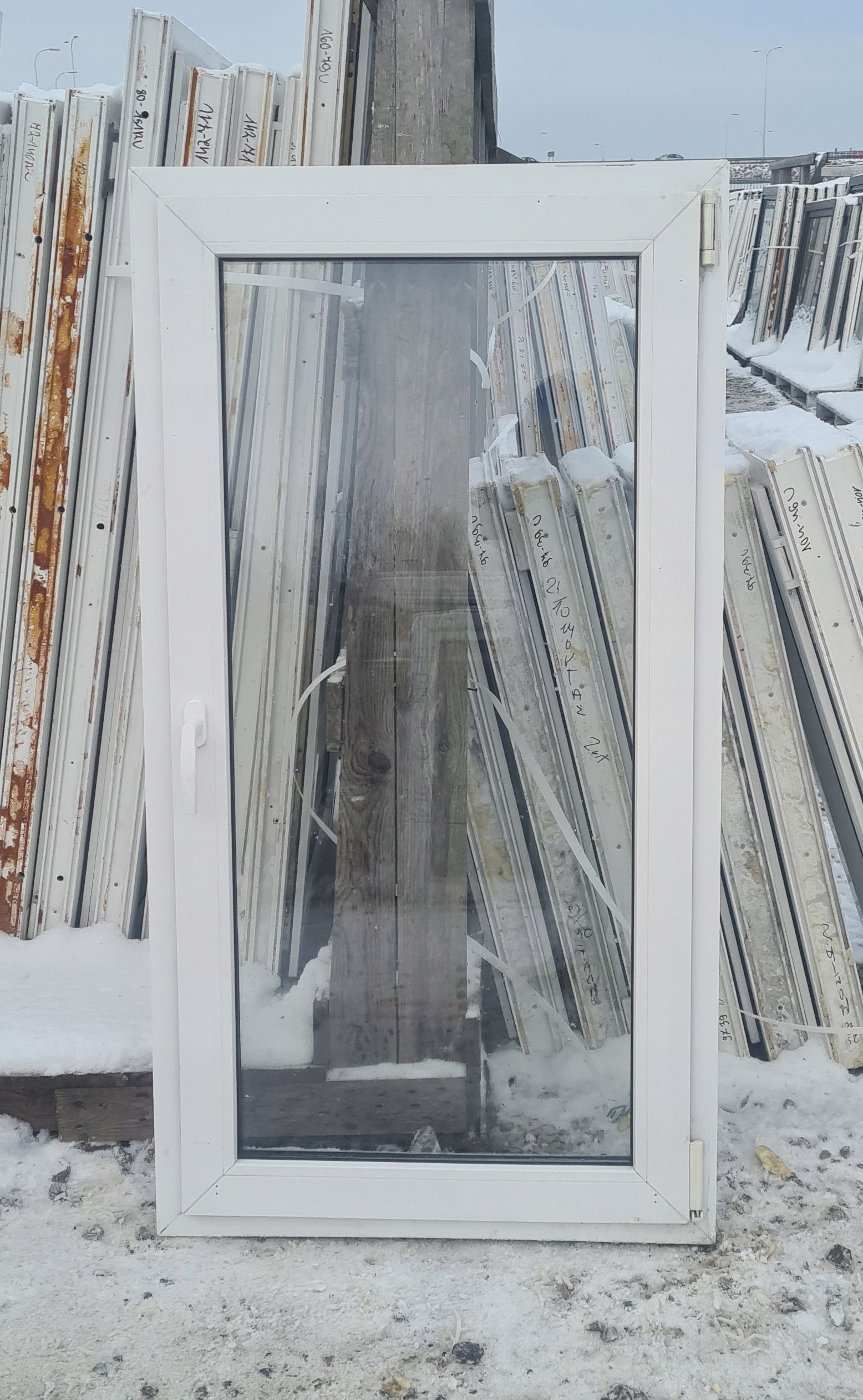OKNA KacprzaK OKNO PCV 76x142 Używane Plastikowe Lider Okna OLX
