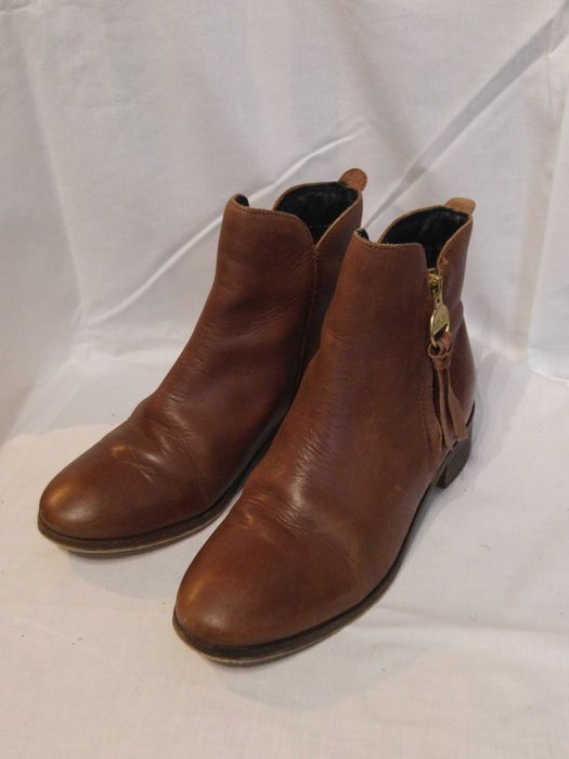 Botki skórzane damskie Barbour