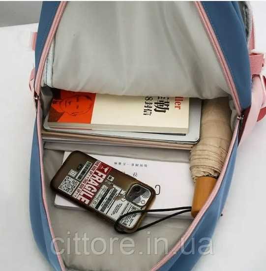 молодежный рюкзак портфель в школу - новый красивый