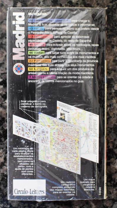 Madrid Ir & Voltar - Guias Turísticos e Mapas (novo e selado)