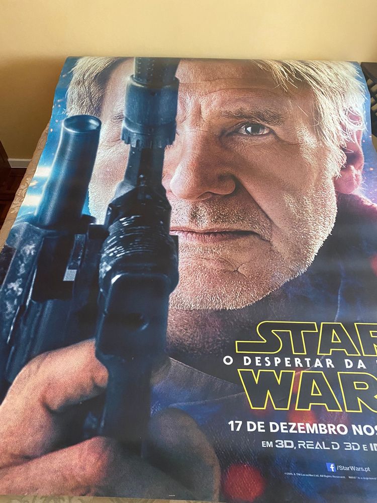 Cartaz Cinema Star Wars grande formato