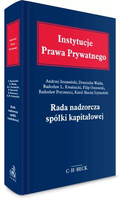 Rada Nadzorcza Spółki Kapitałowej Praca Zbiorowa Nowa