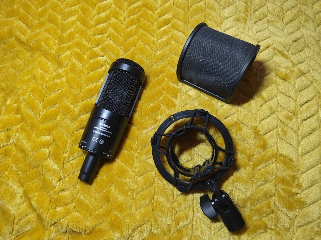 Конденсаторий мікрофон Audio-Technica AT2035 (Akg, Shure)