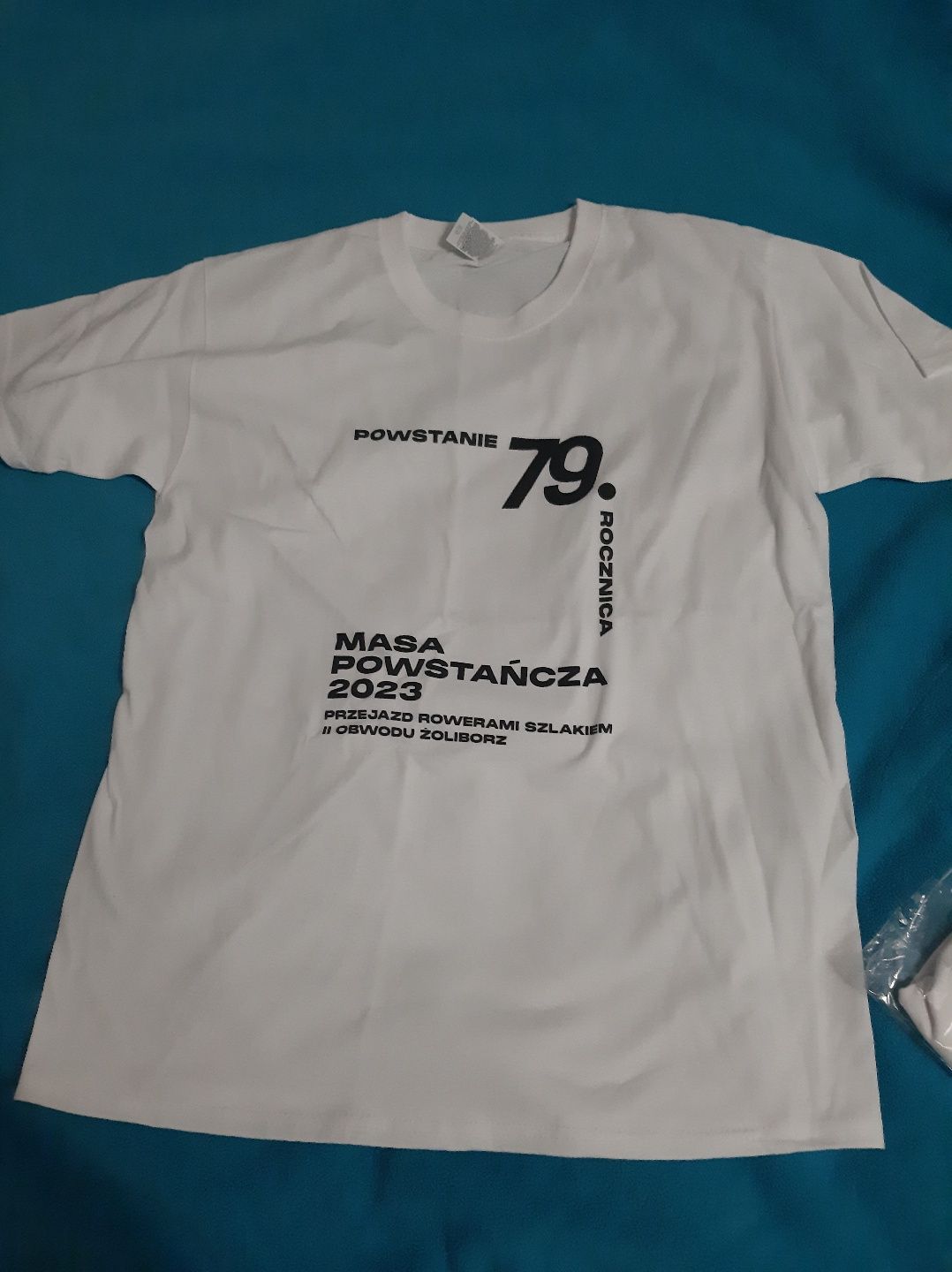 2 nowe koszulki męskie- Powstanie 79 rocznica rozm M