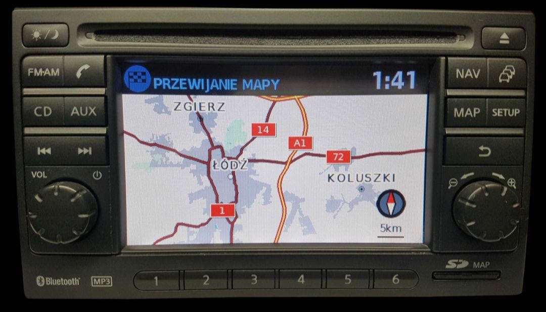 Kod PIN do radia Nissan Note, Qashqai, Micra, Juke, Cube, radio LCN 1