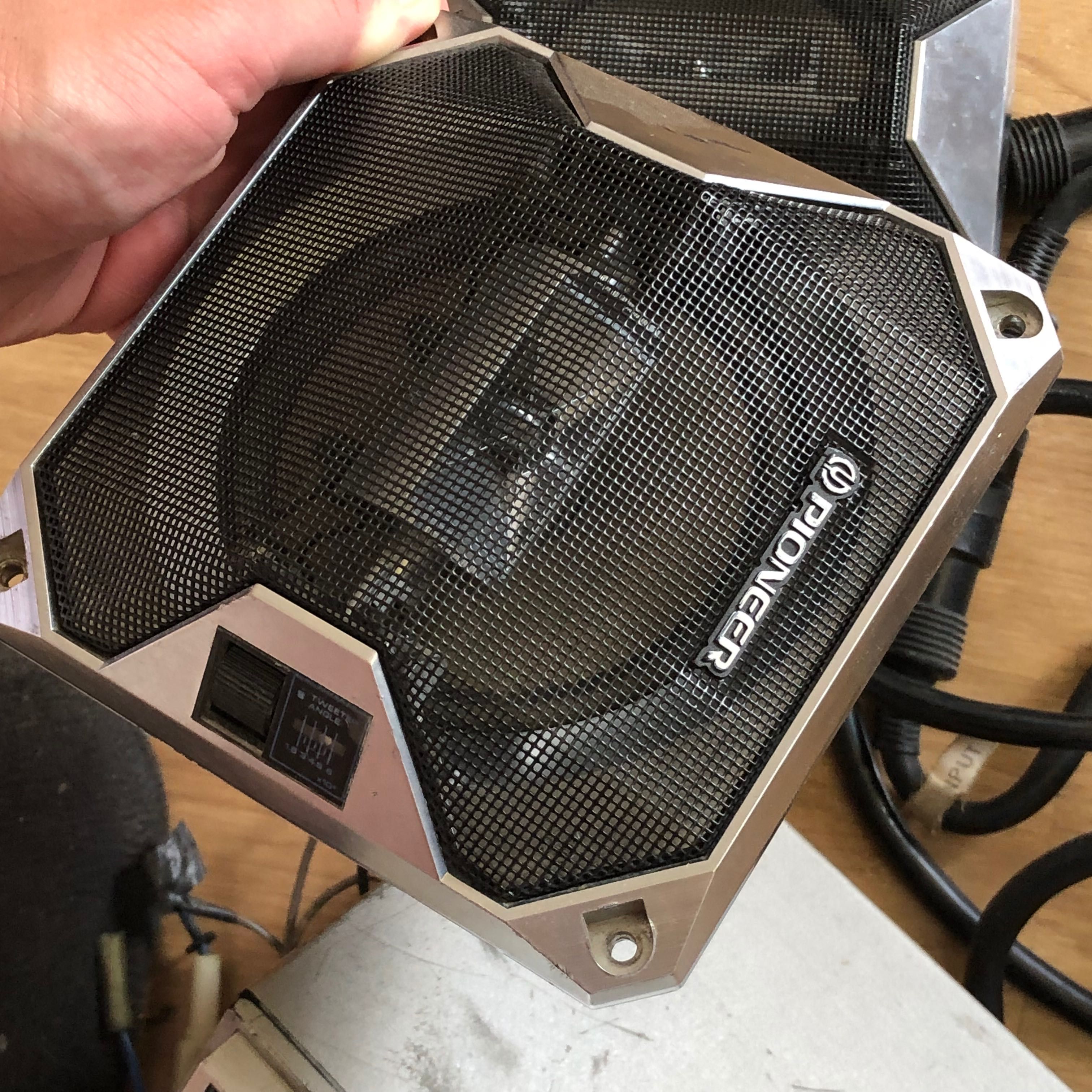 JDM олдскульные старые колонки динамики Pioneer Clarion Carozzeria