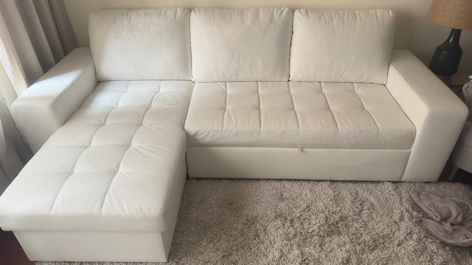 Sofá chez branco