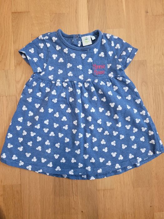 Śliczna letnia sukienka Disney Minnie Mouse 74 stan bdb