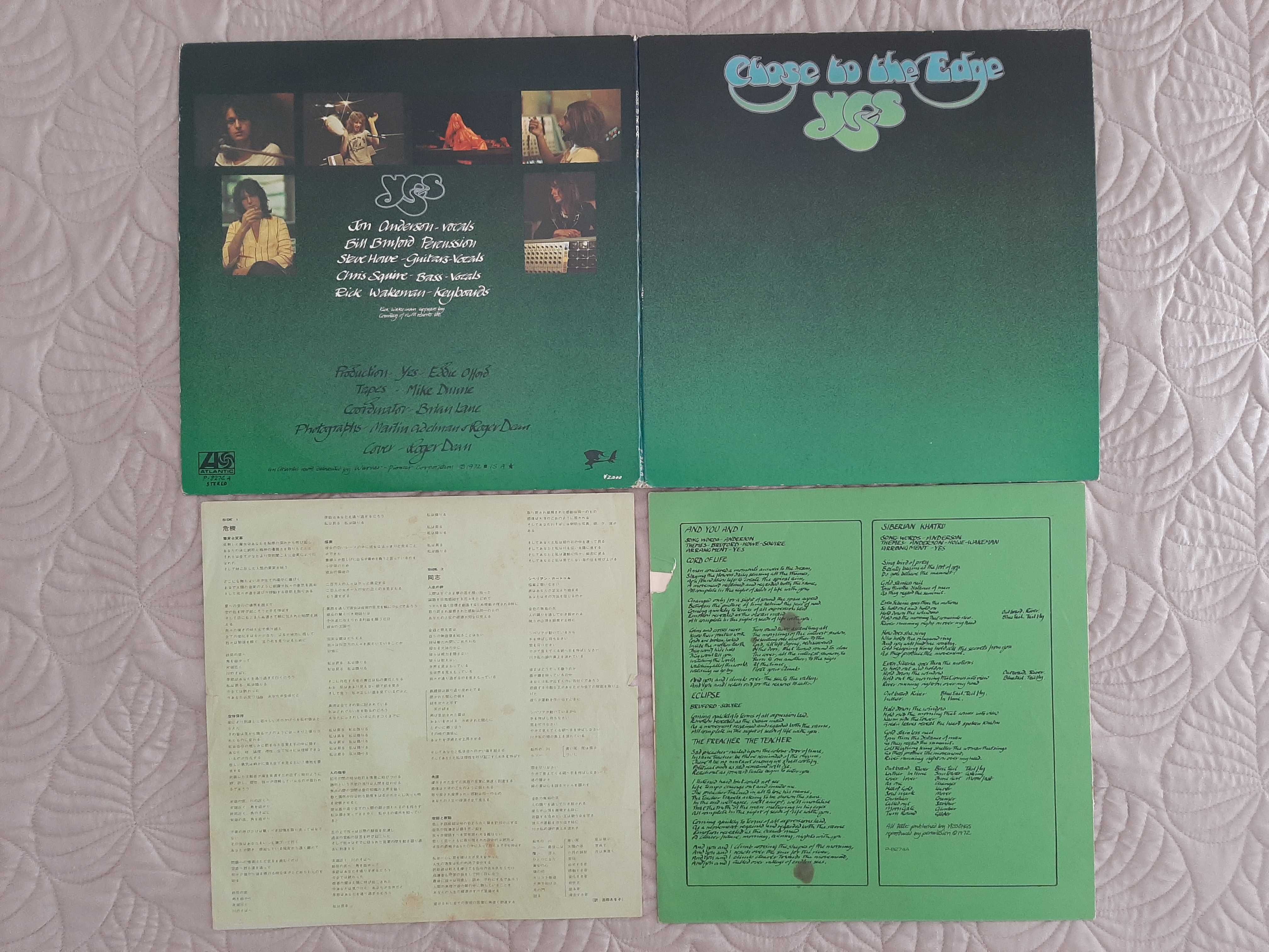 Yes - Close To The Edge - Japão - Vinil LP