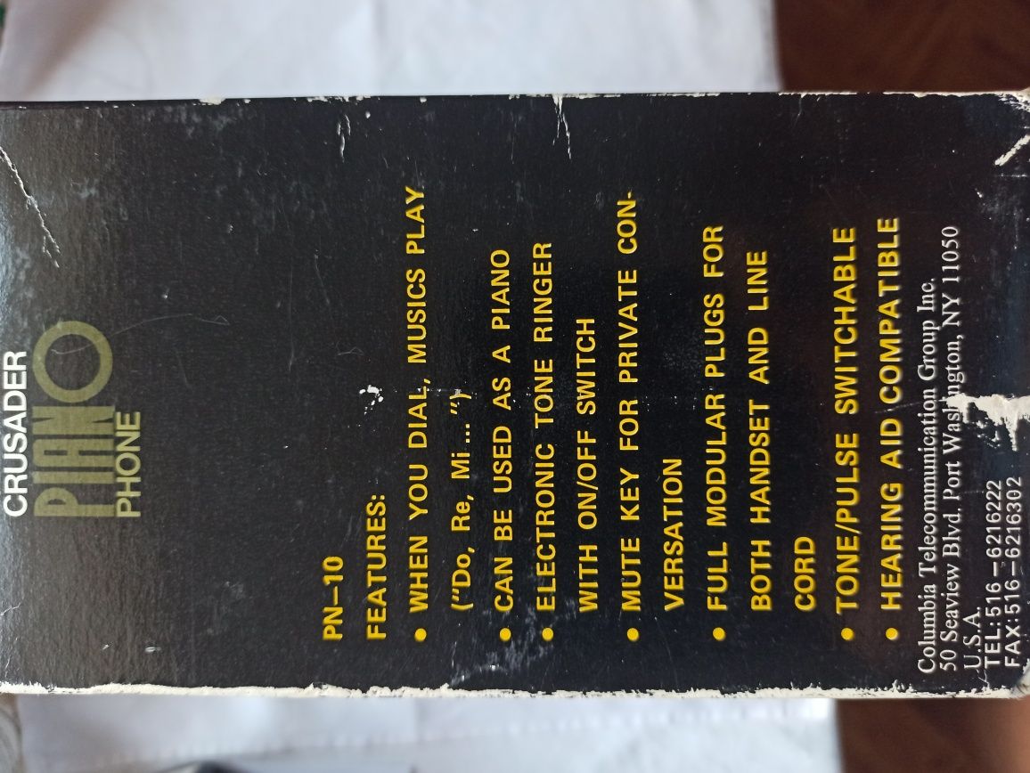 Unikalny model telefonu stacjonarnego "Columbia"