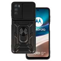 Slide Camera Armor Case Do Motorola Moto G42 Czarny
