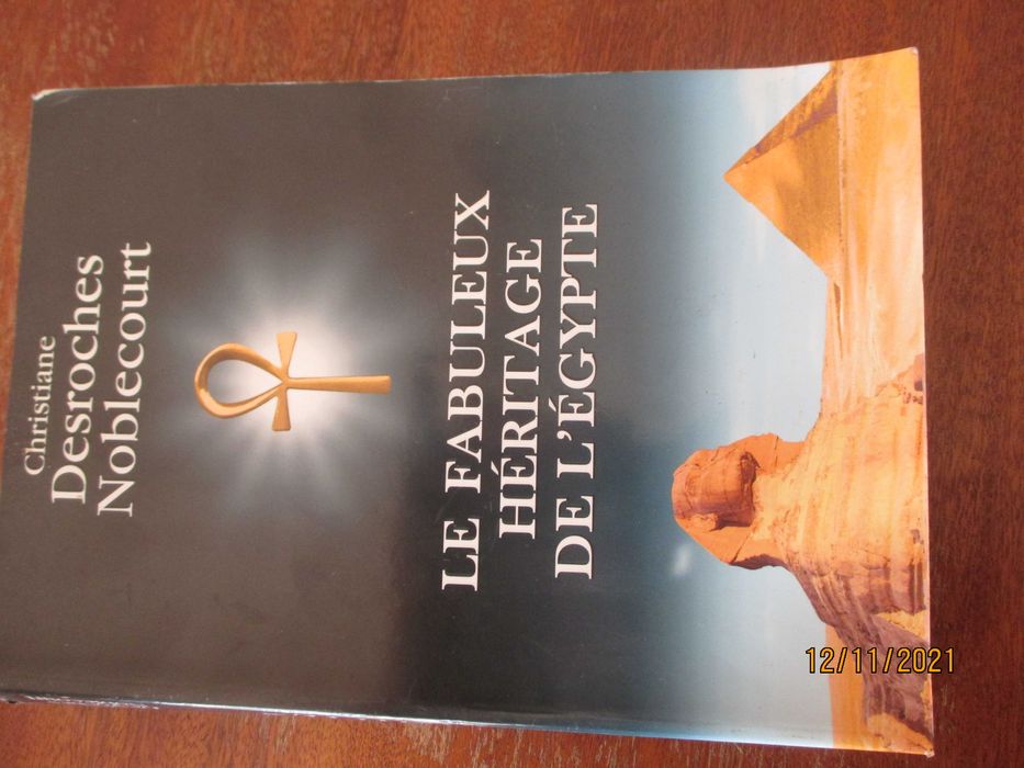 3 livros sobre a civilização egípcia - livros em francês