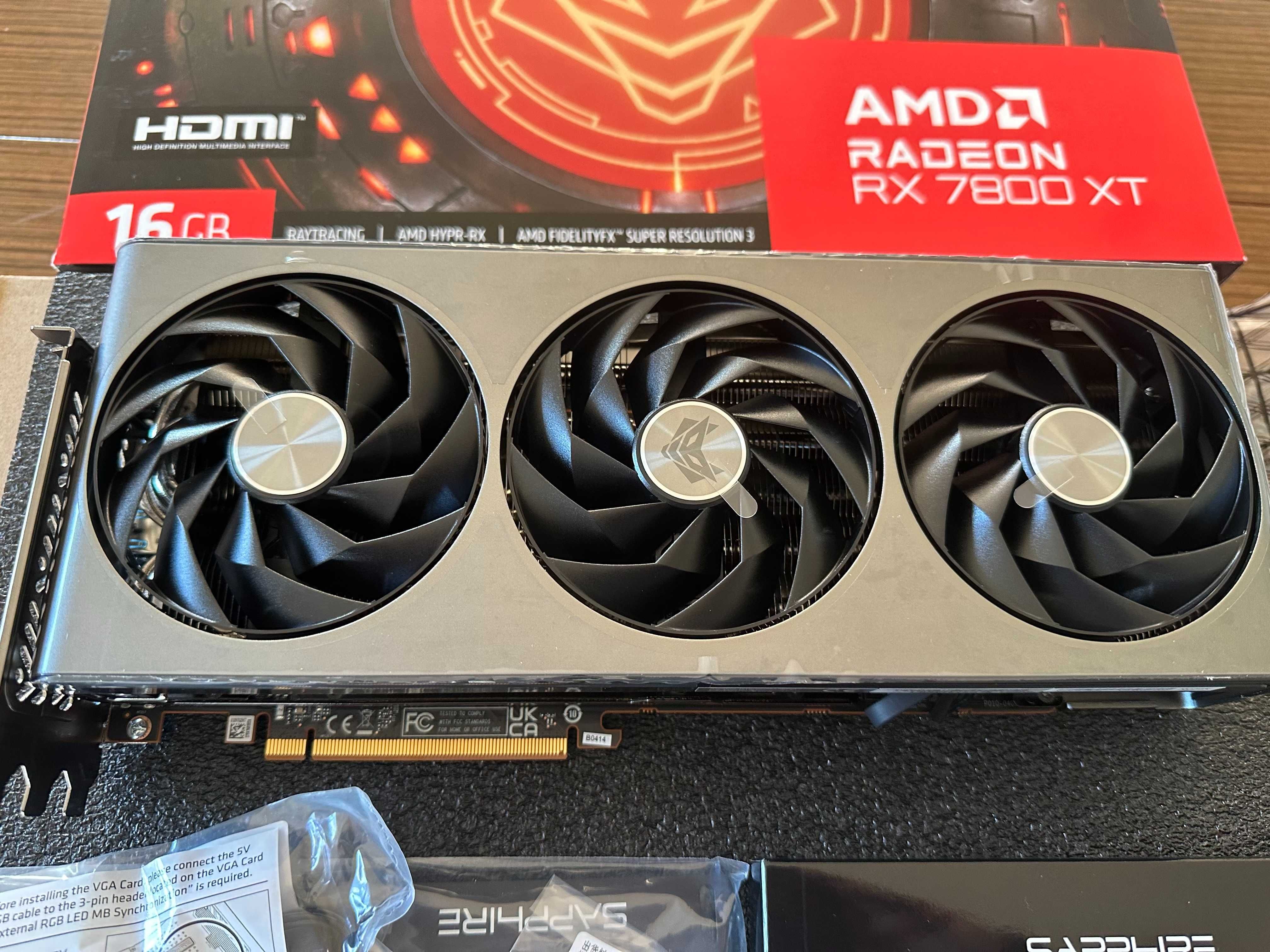 Sapphire Radeon RX 7800 XT NITRO+ 16 GB GDDR6 - NOWA