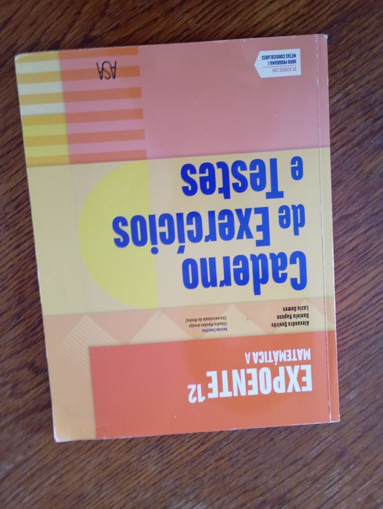Provas-modelo 12°ano: Mais caderno de exercicios e testes - Matematica