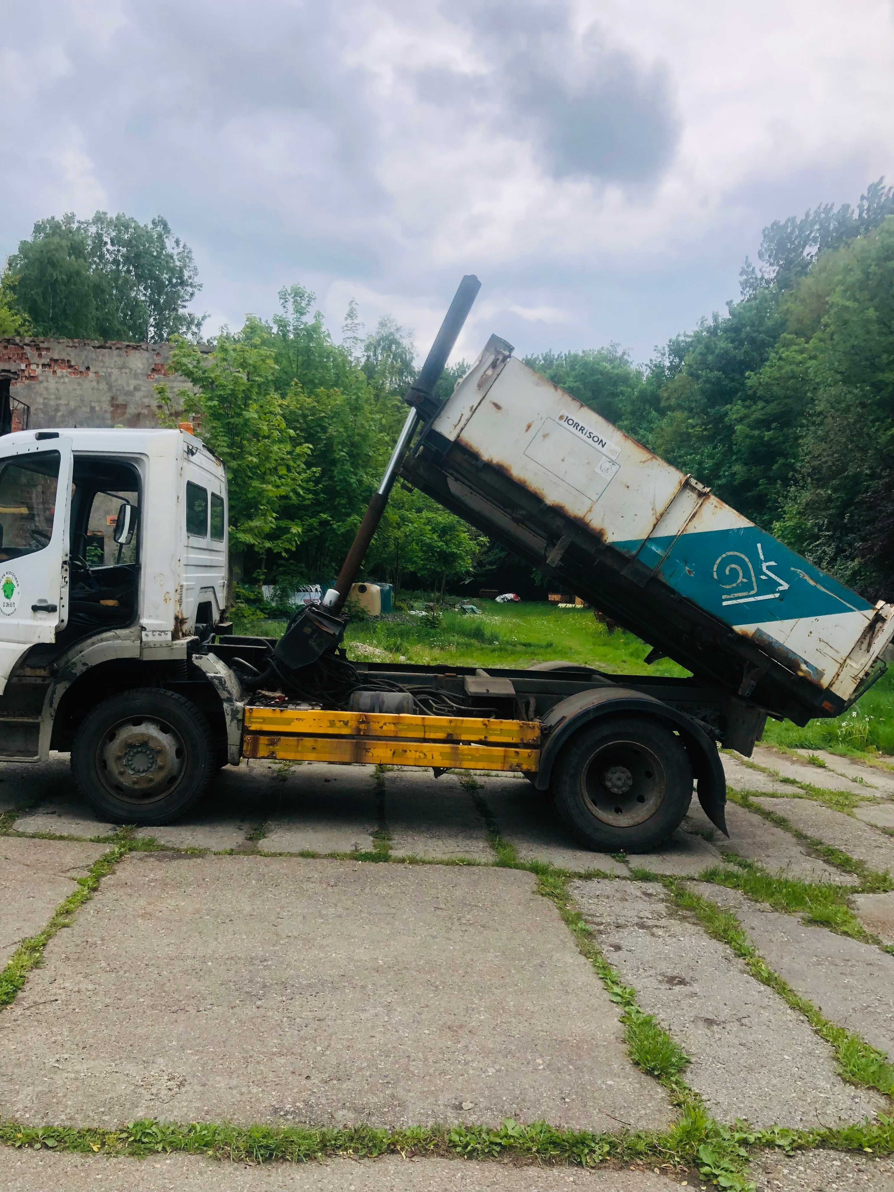 mercedes atego 815 i 917 pochodne rama z papierami dmc 15 ton czesci