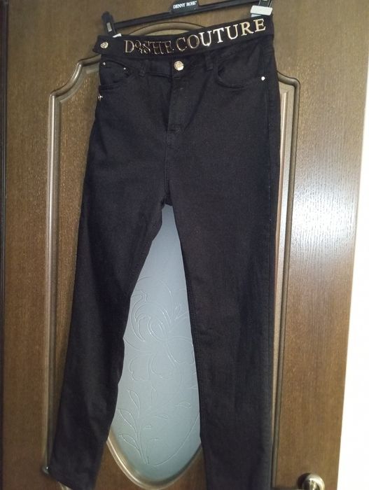 Джинси чорні жіночі скіні Dishe