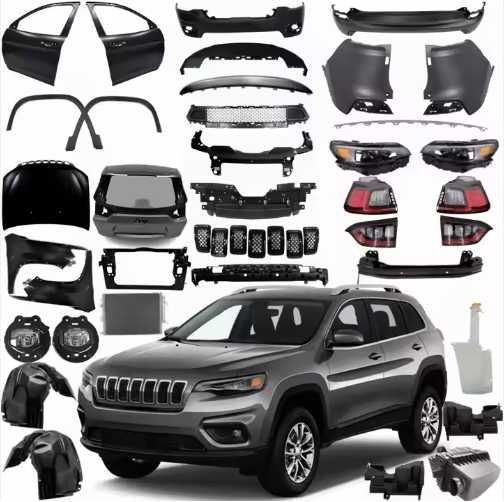 Бампер Капот Крило Решітка Кріпленя Фара Жалюзі Jeep Cherokee KL 2019-