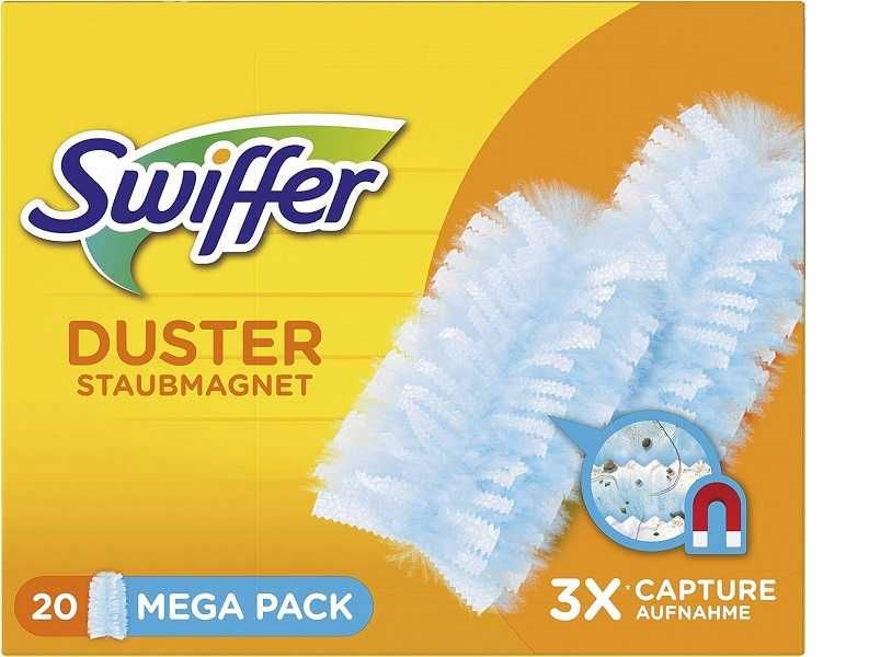 Змінні насадки пилові віники піпідастр Swiffer Duster 20 шт. Німеччина